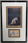 1970 World Series Game 4 Ticket Framed w/ Brooks Robinson Autographed 8x10