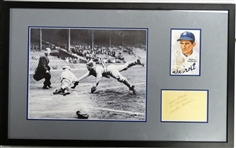 Mickey Cochrane Autographed Framed Display