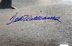 Ted Williams Autographed 16x20 Framed Photo