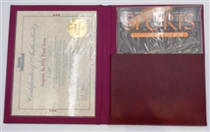 Sports Illustrated First Issue w/ Presentation Binder & COA