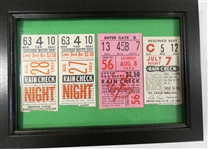 1953 Baseball Ticket Lot of 16