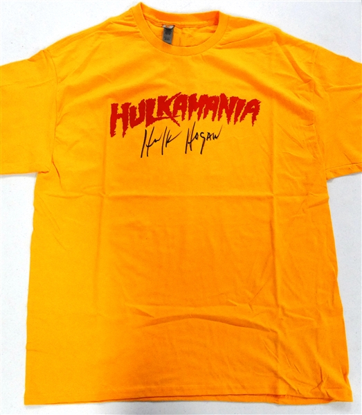 Hulk Hogan Autographed Hulkamania T-Shirt