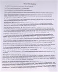 Bruce Gardner Rare Unique Letter to a Fan