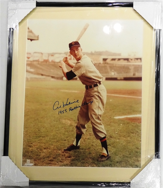 Al Kaline Autographed Inscribed 16x20 Framed Photo
