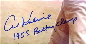 Al Kaline Autographed Inscribed 16x20 Framed Photo