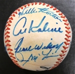 1968 Detroit Tigers Autographed Baseball w/ Cash