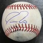 Spencer Torkelson Autographed Single Game Used Baseball
