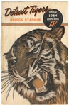 1954 Detroit Tigers vs. NY Yankees Scorecard