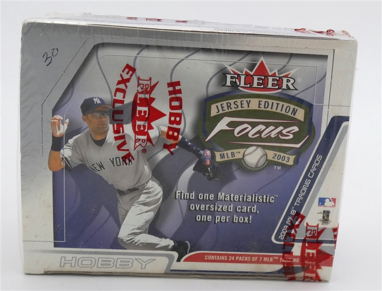 2003 Fleer Focus Jersey Edition Baseball Box