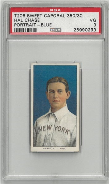 Hal Chase T206 Sweet Caporal PSA 3