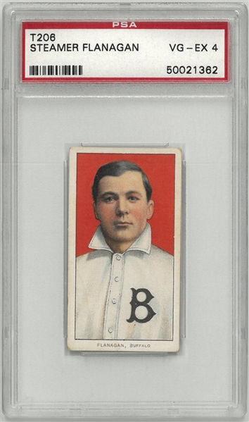 Steamer Flanagan T206 Piedmont PSA 4