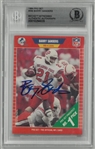 Barry Sanders Autographed 1989 Pro Set Rookie Card
