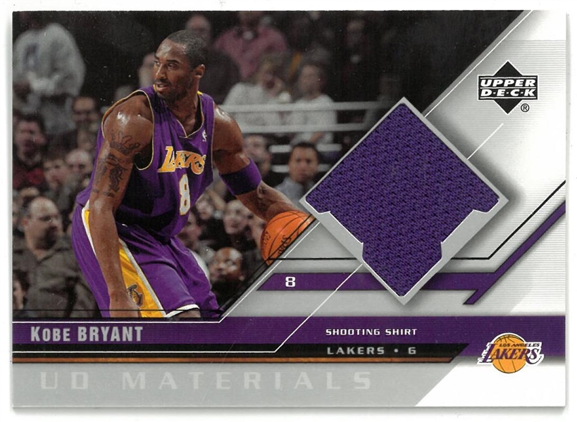 Kobe Bryant 2005/06 Upper Deck UD Materials