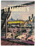 DiMaggios Restaurant & Cocktail Lounge Vintage Menu