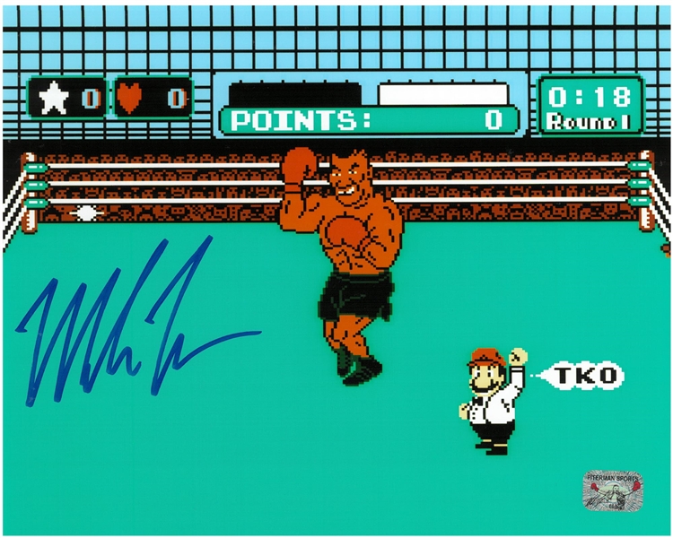 Mike Tyson Autographed 8x10