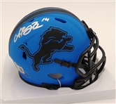 Amon-Ra St. Brown Autographed Detroit Lions Mini Helmet