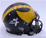 Mike Sainristil Autographed Michigan Mini Helmet
