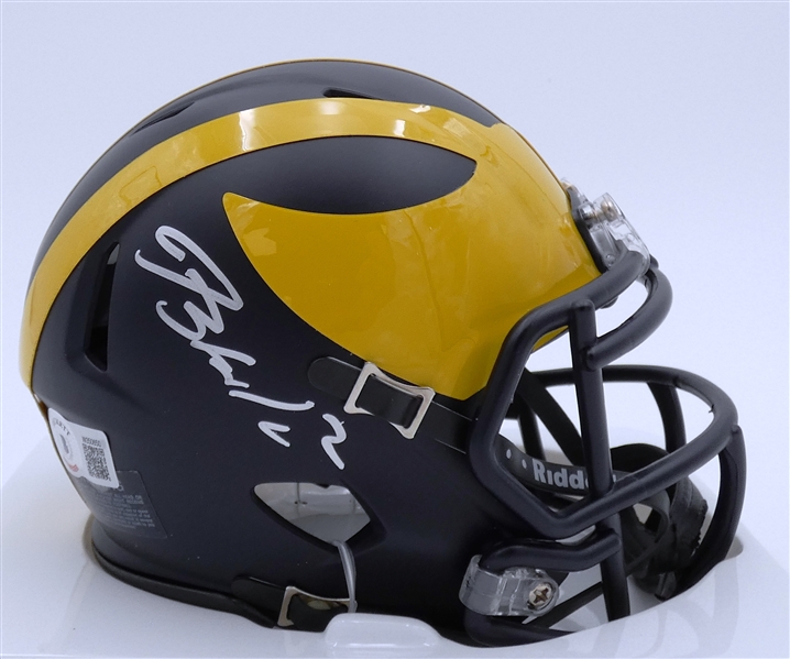 Blake Corum Autographed Michigan Mini Helmet