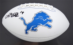 Amon-Ra St. Brown Autographed Detroit Lions Football