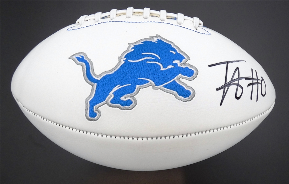 Terrion Arnold Autographed Lions Football