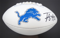 Terrion Arnold Autographed Lions Football