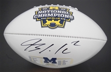 Blake Corum Autographed Michigan National Champs Football