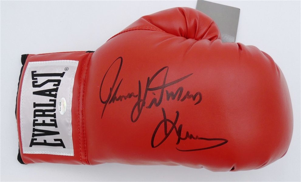 Thomas Hitman Hearns Autographed Boxing Glove