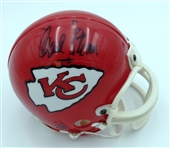 Hank Stram Autographed Chiefs Mini Helmet