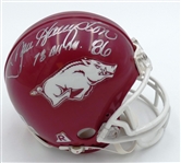 Dan Hampton Autographed Arkansas Mini Helmet
