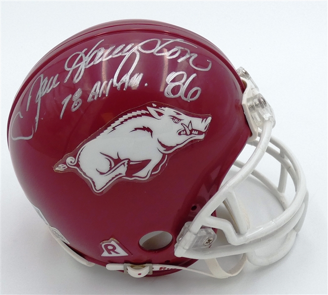 Bobby Thompson Autographed Lions Mini Helmet