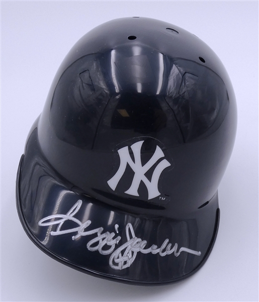 Reggie Jackson Autographed Yankees Mini Helmet