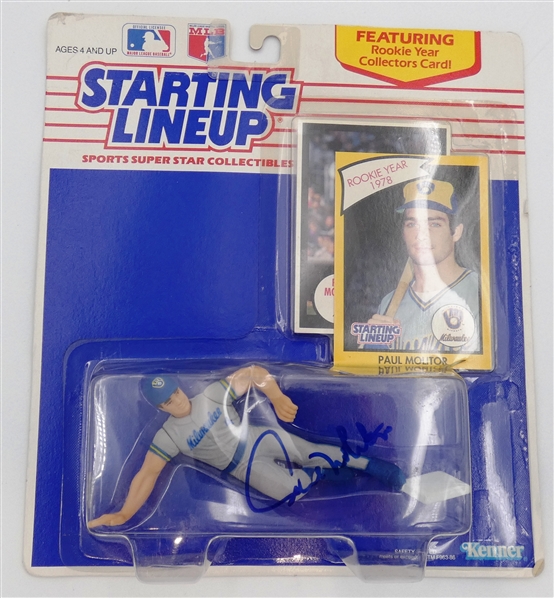 Paul Molitor Autographed Starting Lineup
