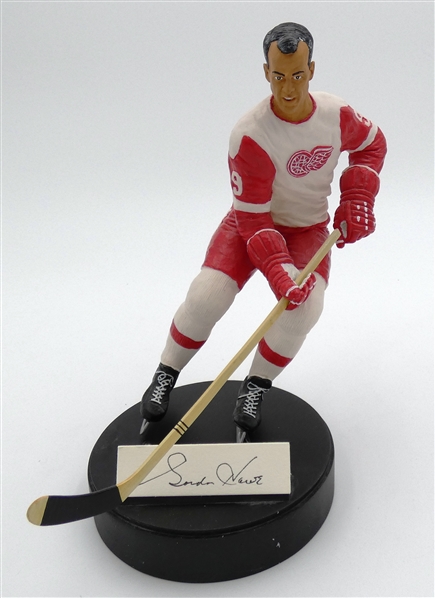 Gordie Howe Autographed Figurine