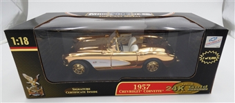 1957 Chevy Corvette 1/18 Gold Model