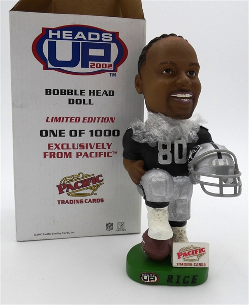 Jerry Rice 2002 Pacific Heads Up Bobblehead
