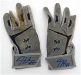 Justyn-Henry Malloy Game Worn Autographed Batting Gloves