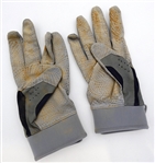 Justyn-Henry Malloy Game Worn Autographed Batting Gloves
