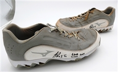 Jake Rogers Game Worn Autographed Cleats