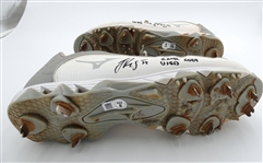 Jake Rogers Game Worn Autographed Cleats