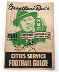 Grantland Rices 1941 Football Guide