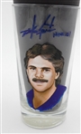 Mike Gartner Autographed Hand Painted Pint Glass