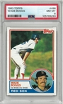 Wade Boggs PSA 8 1983 Topps Rookie Card