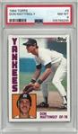 Don Mattingly PSA 8 1984 Topps Rookie Card