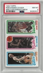 Larry Bird w/ Cartwright & Drew PSA 8 1980 Topps