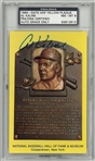 Al Kaline Autographed HOF Plaque PSA 8