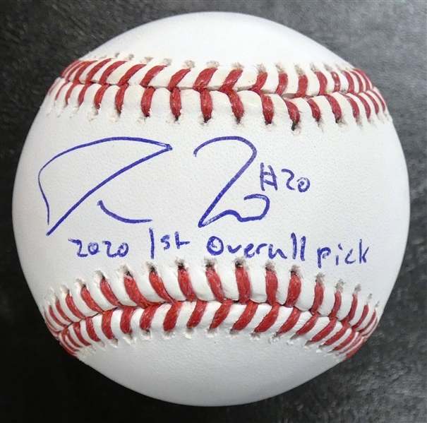 Spencer Torkelson Autographed Baseball w/ 1st Overall Pick