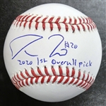 Spencer Torkelson Autographed Baseball w/ 1st Overall Pick