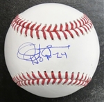 Jim Leyland Autographed Baseball w HOF