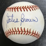 Gates Brown Autographed Baseball