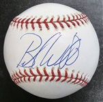 Brandon Webb Autographed Baseball